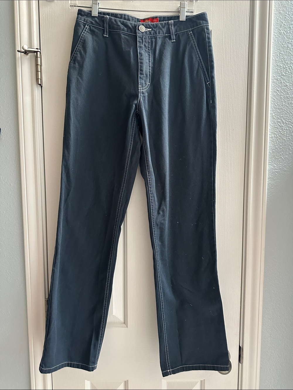 Dickies Straight-Leg Work Pants Utility Dark Navy Women’s 27 Skater Streetwear